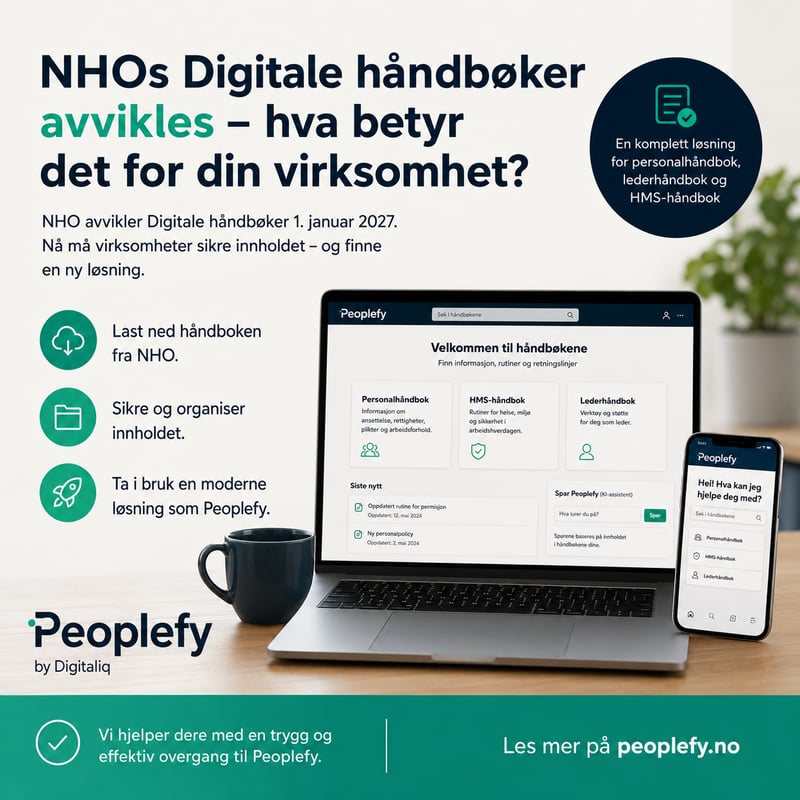 Peoplefy.no - NHO avikler digitale håndbøker