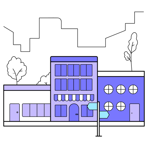 location _ high, street, road, building, destination, store, shop, buildings, landscape@2x