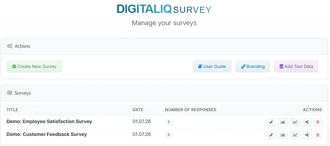 manage surveys demo image